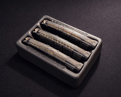 Magazine Rack for three thirty-round standard AR-15 magazines